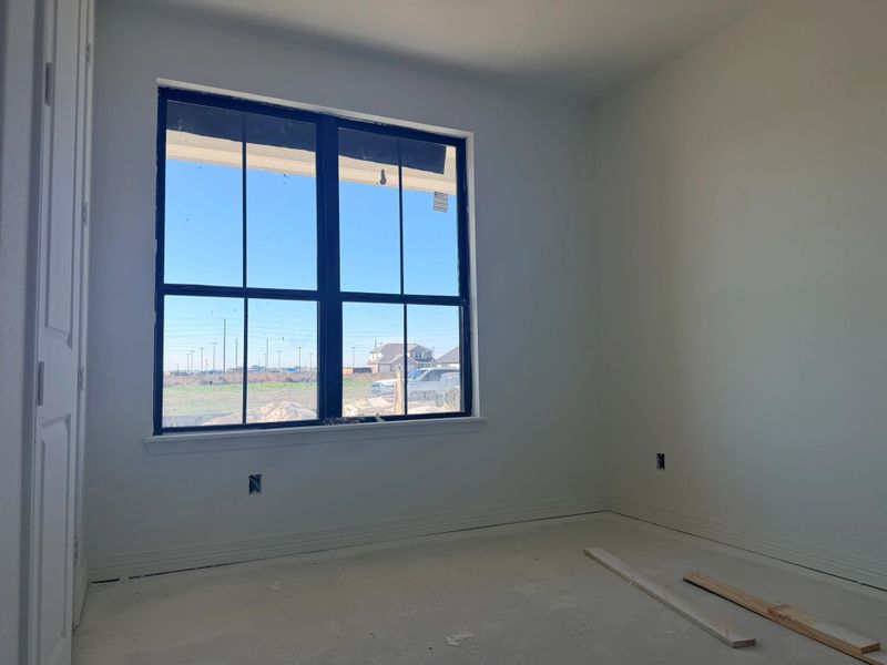 Construction progress - fifth bedroom