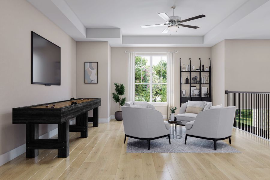 Image 32 representing the Lamesa by Tri Pointe Homes in Harvest Green, Richmond, TX.