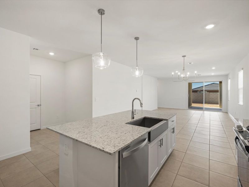Furnished interior view inside a new home in Entrada Estate Series, Tolleson (Image 4).