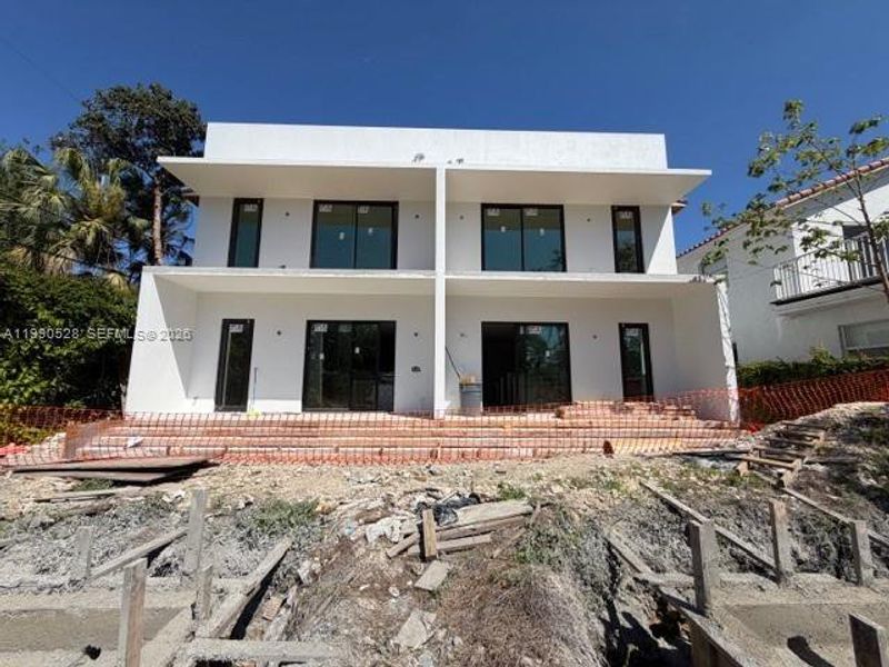 In-progress construction of a new home in , Miami, FL (Image 10).