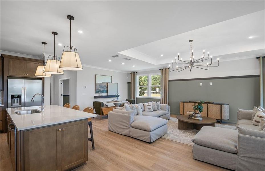 Furnished interior view inside a new home in Overland, Locust Grove (Image 30). Furnished interior view inside a new home in Overland, Locust Grove (Image 30).