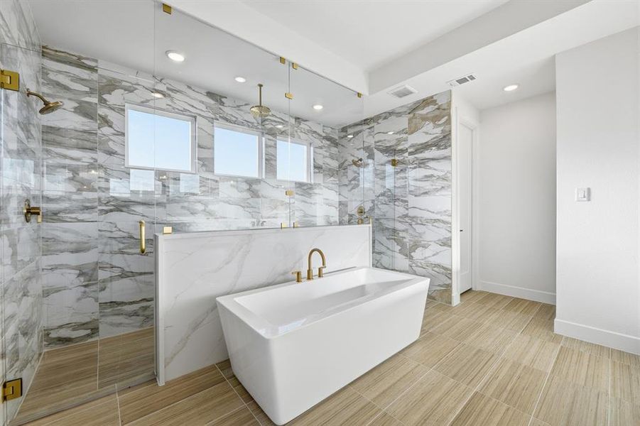 Furnished interior view inside a new home in Mosaic: 70ft. lots, Celina (Image 6).