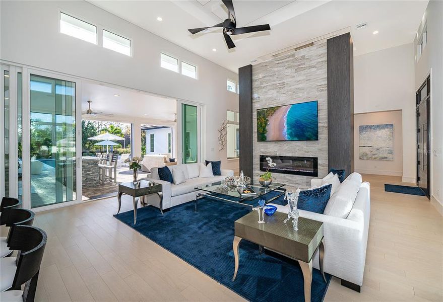 Furnished interior view inside a new home in , Montverde (Image 28). Furnished interior view inside a new home in , Montverde (Image 28).