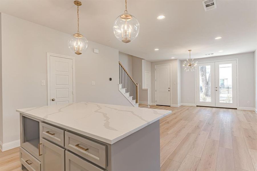 Furnished interior view inside a new home in , Fort Worth (Image 3).