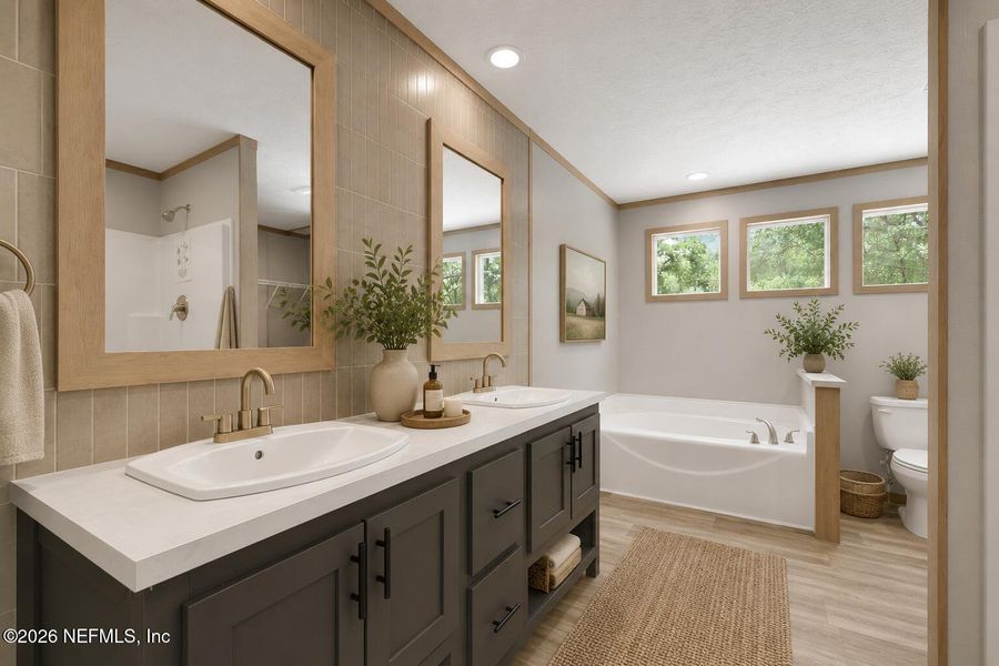 Furnished interior view inside a new home in , Keystone Heights (Image 16).