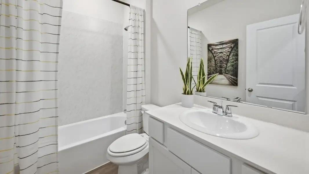 Furnished interior view inside a new home in Saddlebrook, Waxahachie (Image 3).
