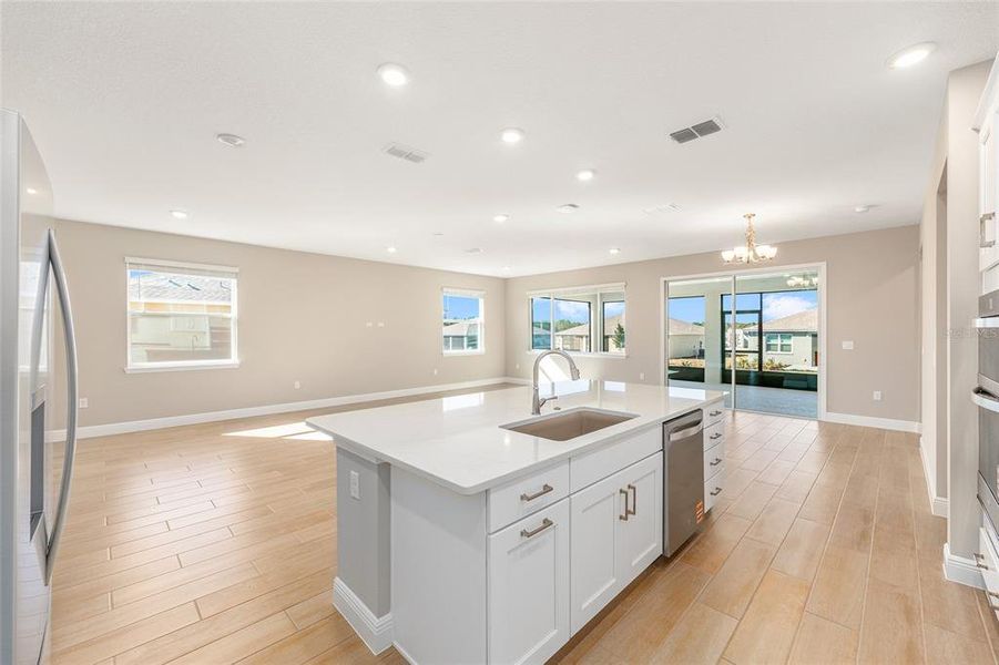 Furnished interior view inside a new home in , Ocala (Image 9).