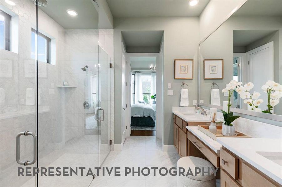 Furnished interior view inside a new home in Meraki, McLendon-Chisholm (Image 9).
