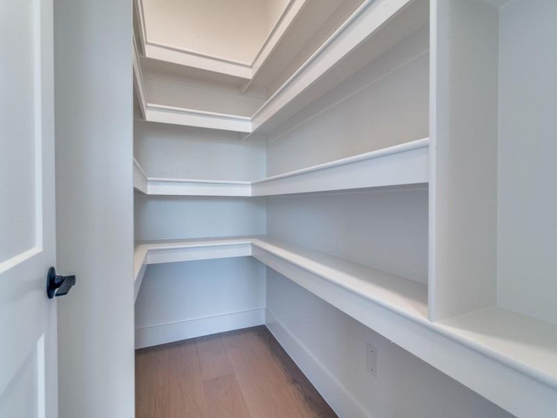 View of storage area