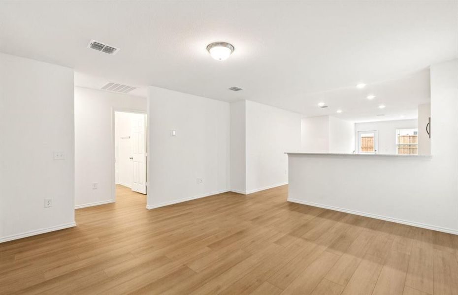 Gathering room with view of main living areas Gathering room with view of main living areas