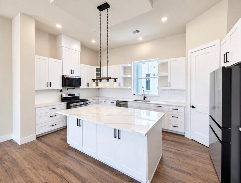 Furnished interior view inside a new home in , Houston (Image 11). Furnished interior view inside a new home in , Houston (Image 11).