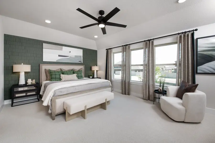 Furnished interior view inside a new home in The Retreat at Harvest, Argyle (Image 10).