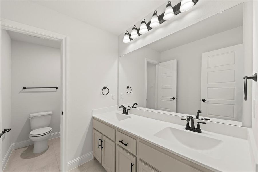 Furnished interior view inside a new home in Lovers Landing, Forney (Image 12). Furnished interior view inside a new home in Lovers Landing, Forney (Image 12).