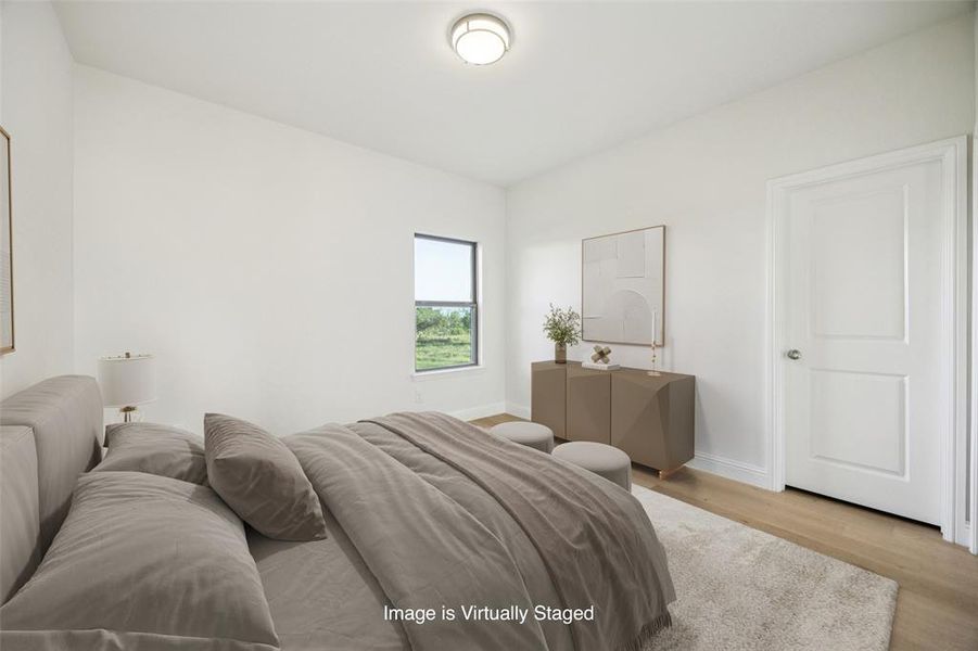 Furnished interior view inside a new home in The Reserve At Brock, Weatherford (Image 9).