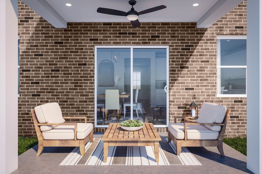 Representative exterior details of a home built from the Maxwell by Tri Pointe Homes in Alton Creek, Mint Hill (Image 3).