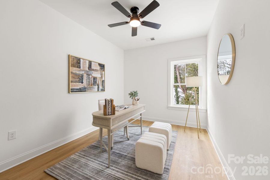 Furnished interior view inside a new home in , Charlotte (Image 35).