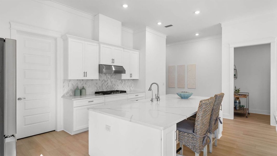 Furnished interior view inside a new home in Breakfast Point East Phase II, Panama City Beach (Image 8). Furnished interior view inside a new home in Breakfast Point East Phase II, Panama City Beach (Image 8).