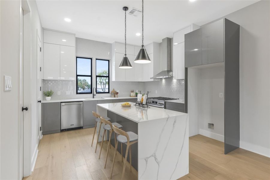 Furnished interior view inside a new home in , Houston (Image 3).