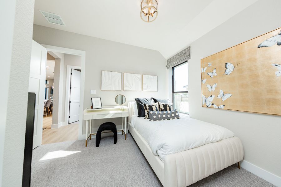 Representative furnished interior of a home built from the Cambridge by Beazer Homes in Arabella on the Prairie, Richmond (Image 5).