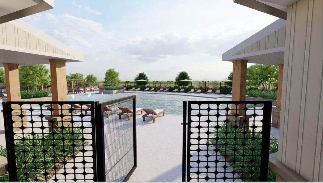 Exterior details and patio area of a home in Montgomery Oaks - Premier, Conroe (Image 2). Exterior details and patio area of a home in Montgomery Oaks - Premier, Conroe (Image 2).