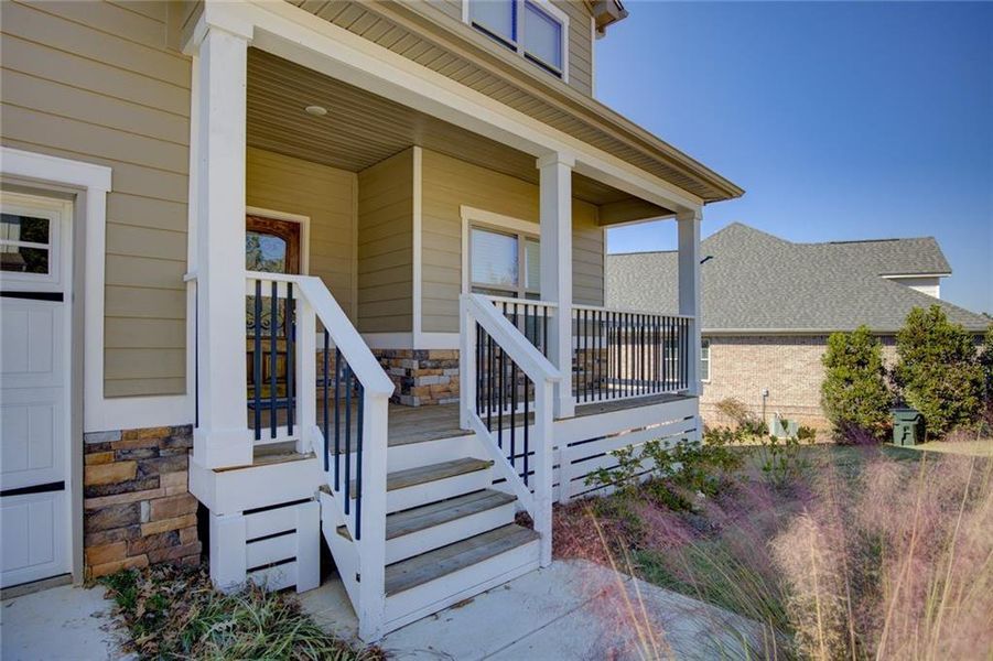 Exterior details and patio area of a home in , Covington (Image 3).