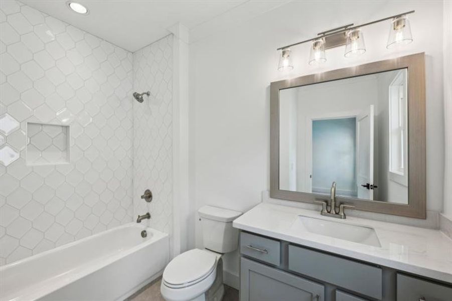 Furnished interior view inside a new home in , Atlanta (Image 11).