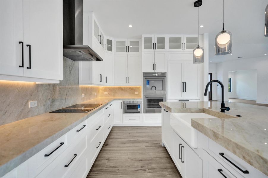 Furnished interior view inside a new home in , Lighthouse Point (Image 15).