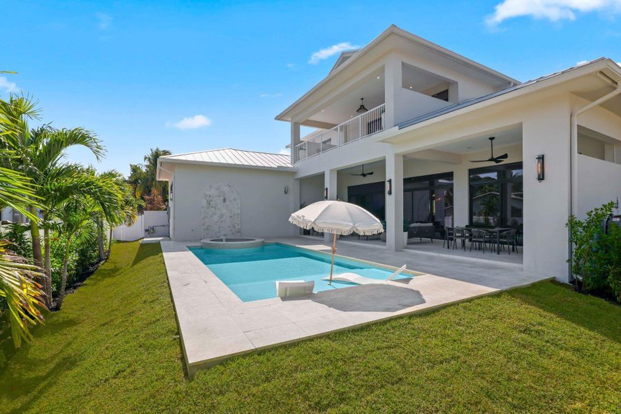 Exterior details and patio area of a home in , Delray Beach (Image 30). Exterior details and patio area of a home in , Delray Beach (Image 30).