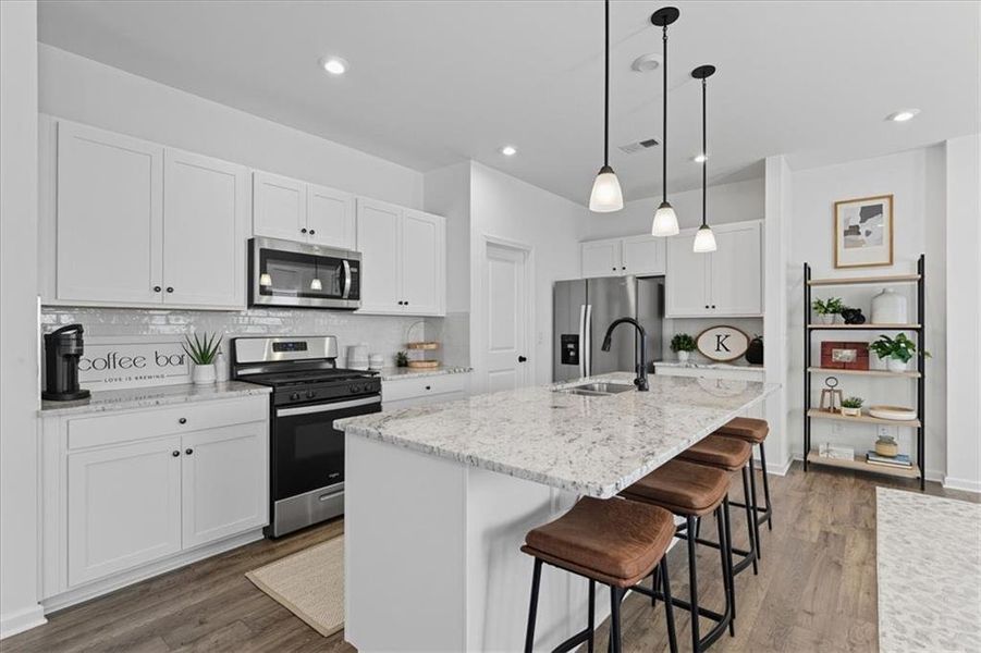 Furnished interior view inside a new home in Park Center Pointe, Austell (Image 9).