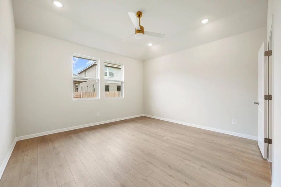 Spacious, unfurnished interior of a new home in La Cima, San Marcos (Image 16). Spacious, unfurnished interior of a new home in La Cima, San Marcos (Image 16).