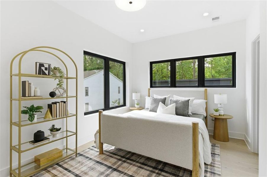 Furnished interior view inside a new home in , Atlanta (Image 35).