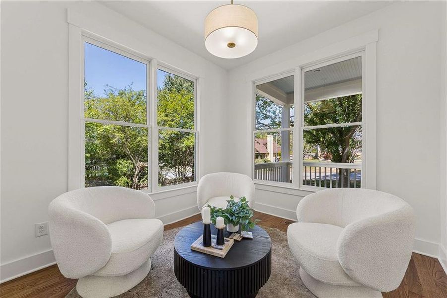 Furnished interior view inside a new home in , Atlanta (Image 48). Furnished interior view inside a new home in , Atlanta (Image 48).