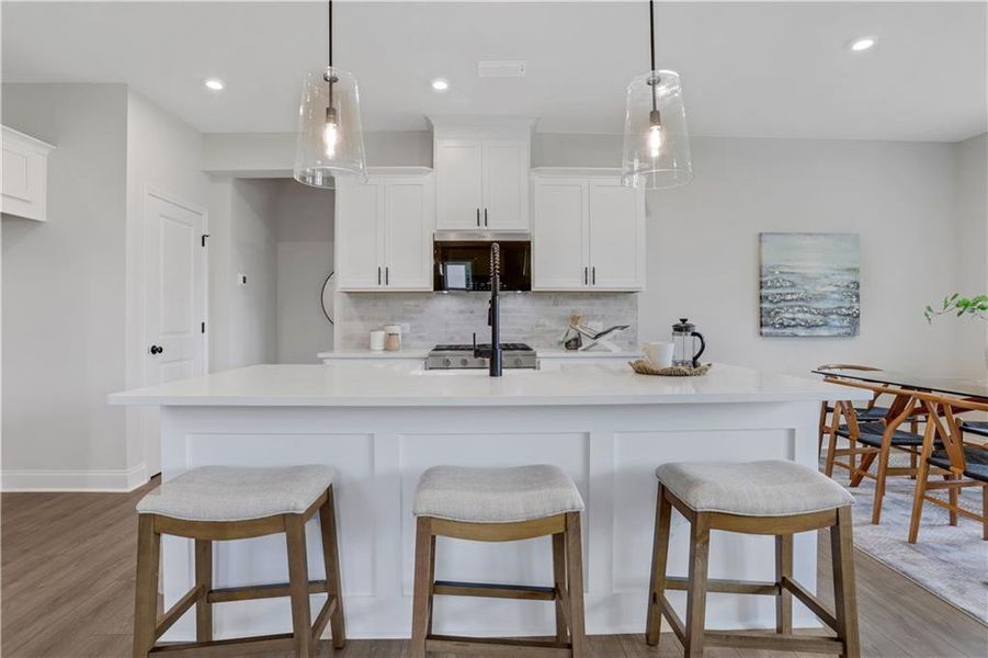 Furnished interior view inside a new home in Easton Walk, Lawrenceville (Image 9).