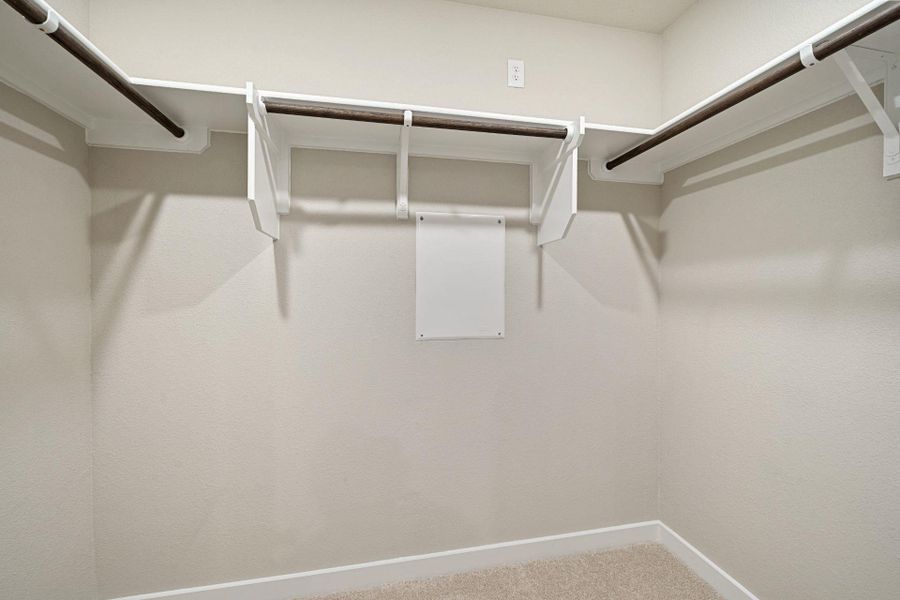 Walk-in closet in Primary Bedroom - Representative Photo