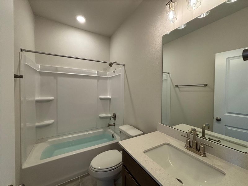 Furnished interior view inside a new home in Covered Bridge, Hutto (Image 4). Furnished interior view inside a new home in Covered Bridge, Hutto (Image 4).