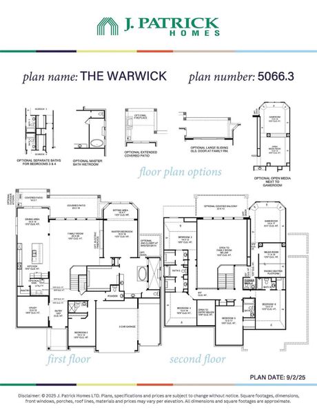 2D floor plan layout of this home in Briarley, Montgomery, TX (Image 5).