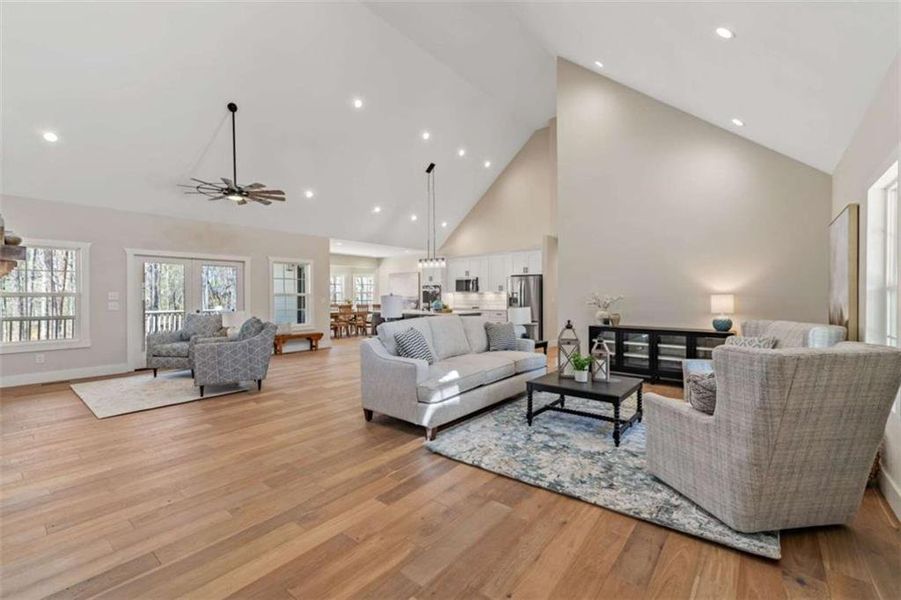 Furnished interior view inside a new home in , Morganton (Image 7).