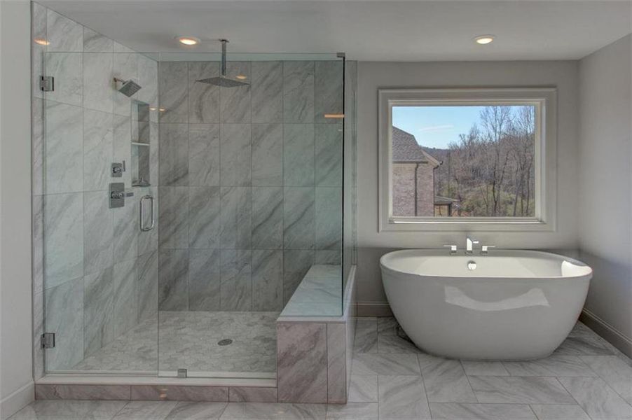 Furnished interior view inside a new home in , Conyers (Image 11).
