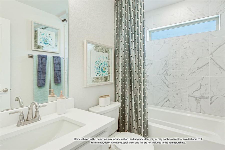 Furnished interior view inside a new home in Hulen Trails, Fort Worth (Image 14). Furnished interior view inside a new home in Hulen Trails, Fort Worth (Image 14).