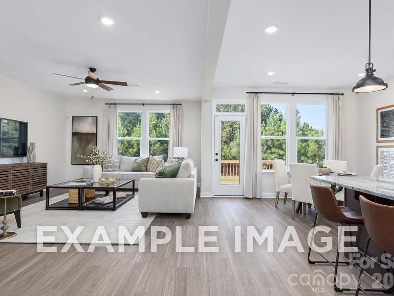 Furnished interior view inside a new home in Windgate, Mooresville (Image 9).