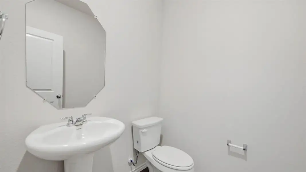 Bathroom with toilet and a sink