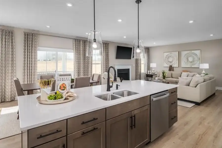Furnished interior view inside a new home in Eagles Crest, Commerce (Image 3).
