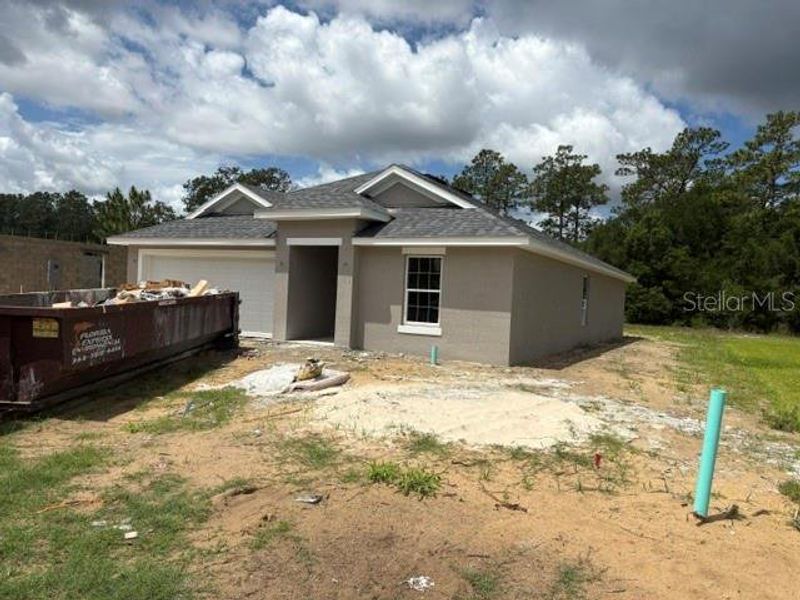 In-progress construction of a new home in Juliette Falls, Dunnellon, FL (Image 2). In-progress construction of a new home in Juliette Falls, Dunnellon, FL (Image 2).