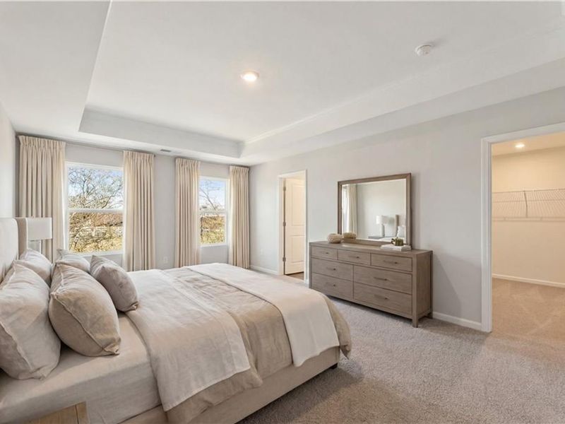Furnished interior view inside a new home in Lake Shore, Winder (Image 10).