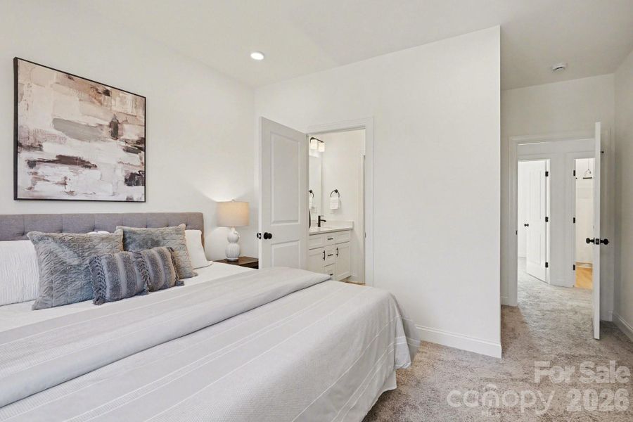 Furnished interior view inside a new home in , Kannapolis (Image 10). Furnished interior view inside a new home in , Kannapolis (Image 10).