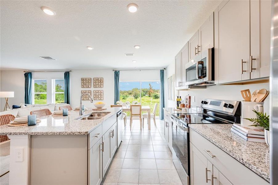 Furnished interior view inside a new home in Palm Wind, Hudson (Image 20).