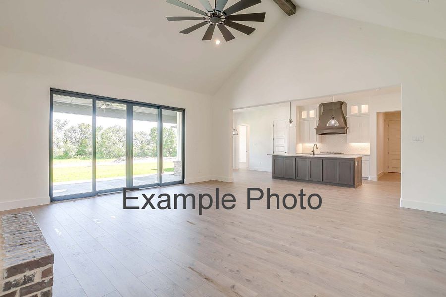 Representative unfurnished interior of a home built from the The San Antonio by Kenmark Homes in Paloma Ranches, Justin (Image 20).