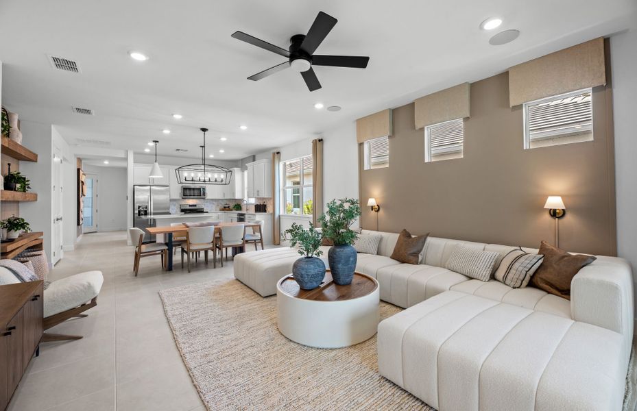 Representative furnished interior of a home built from the Ascent by DiVosta in Harbor Isle, Vero Beach (Image 9). Representative furnished interior of a home built from the Ascent by DiVosta in Harbor Isle, Vero Beach (Image 9).