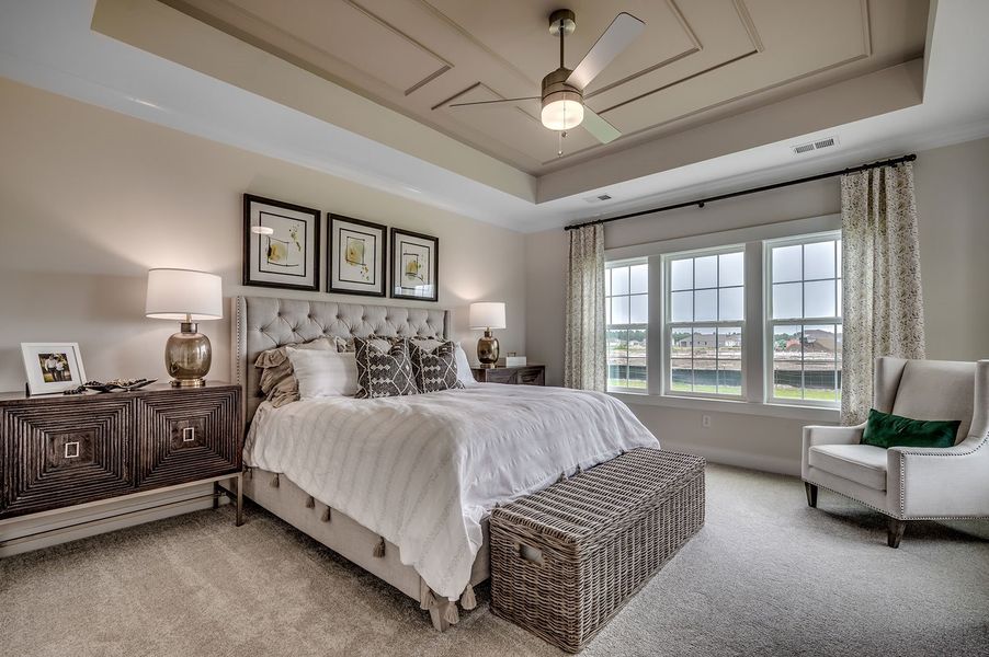 Representative furnished interior of a home built from the Fullerton - Premier Collection by Mungo Homes in Arcadia, Myrtle Beach (Image 6).