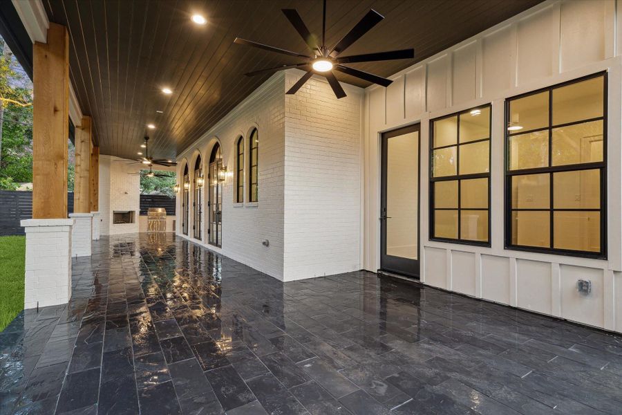 Guest suite downstairs with back patio access*Picture is of a recently constructed home by the builder.  1519 Candlelight will be similar in quality, but these pictures are not meant to be an exact representation of the new home. Specs of home may change at sole discretion of the seller.